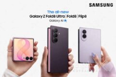 سامسونگ از گوشی‌های تاشو Galaxy Z Fold۸ Ultra، Fold۸ و Flip۸ رونمایی کرد