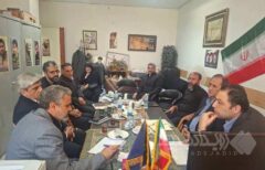 برگزاری جلسه هماهنگی مراسم وداع و تشییع رهبر شهید توسط حوزه مقاومت بسیج پست بانک ایران