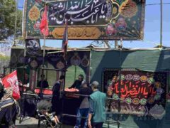 خدمت‌رسانی موکب شرکت فولاد شاهرود به جاماندگان اربعین