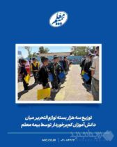توزیع سه هزار بسته لوازم‌التحریر میان دانش‌آموزان کم‌برخوردار توسط بیمه معلم