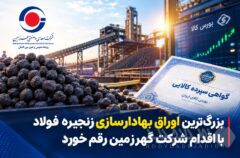بزرگ‌ترین اوراق بهادارسازی زنجیره فولاد کشور با همت گهرزمین رقم خورد | ویدئو