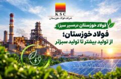 فولاد خوزستان؛ از تولید بیشتر تا تولید سبزتر