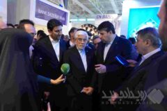 میزبانی بانک صادرات ایران از معاون اول رئیس‌جمهور در نمایشگاه الکامپ/ قدردانی محمدرضا عارف از عرضه خدمات هوشمند به مشتریان