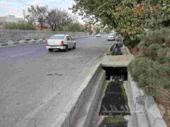 بازدید میدانی از شبکه اصلی جمع‌آوری آب‌های سطحی منطقه۹