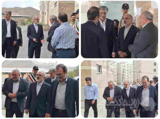 بازدید میدانی دکتر خورسندیان از روند پیشرفت پروژه ۶۰۰ واحدی غدیر در کوی کوثر اراک