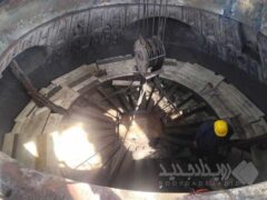 تعمیرات اساسی کوره بلند شماره ۲ ذوب آهن اصفهان از انتقال میدانچه‌های تعمیراتی تا جابه‌جایی فلانچ ۳۵ تنی