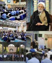 نشست بصیرتی با حضور استاد شیخ حسین انصاریان در پتروشیمی شیراز برگزار شد*