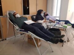 اهداء خون در بیمه پاسارگاد همزمان با روزهای کرونایی