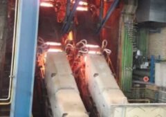 تولید بزرگترین شمش فولادی خاورمیانه به روش ریخته‌گری پیوسته در اسفراین