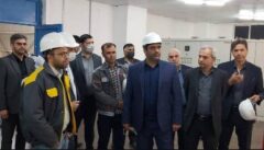 حمایت بانک ملی ایران از بزرگترین واحد تولیدی شیشه فلوت شرق کشور