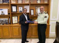 دیدار فرمانده نیروی انتظامی تهران بزرگ با مدیر عامل بانک مسکن