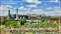 سبد تولید محصولات ذوب آهن اصفهان با هوشمندی گسترش می یابد