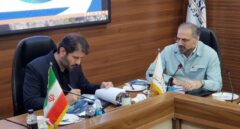 مدیرکل دفتر ماشین آلات کشاورزی، ساختمانی و معدنی وزارت صمت با معاون خرید شرکت فولاد خوزستان دیدار نمود