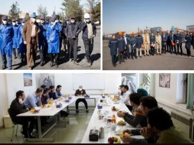 بازدید گروه سرمایه گذاری ملی ایران و سرمایه گذاری امید از مجتمع های معدنی و صنعتی چادرملو